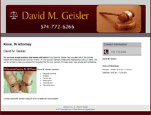 Tablet Screenshot of geislerlawoffice.com
